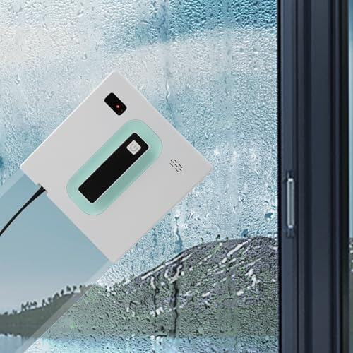 Lavavetri elettrico 2500Pa robot per la pulizia delle finestre con funzione di spruzzo, serbatoio da 50 ml, 3 modalità di percorso automatico, per finestre interne ed esterne
