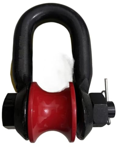 Heavy Duty gancio puleggia per sollevamento – girevole Marine Grillo con cuscinetto fibbia anello e ruota larga,