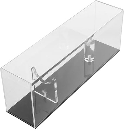 Healifty Présentoir à Couteaux de Table Transparent en Acrylique 26,6 X 6,5 X 9,8 Cm, Support Pliable pour Organisateur de Couteaux, Vitrine de Présentation Portable pour Collection