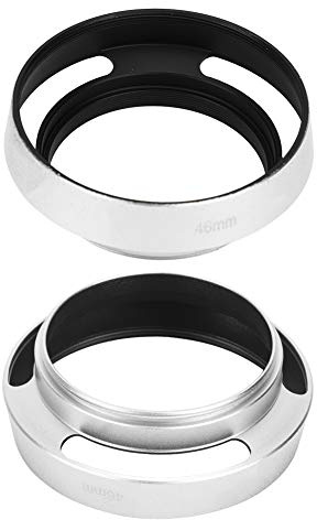 KIMISS Paraluce in Metallo da 46 Mm per Fotocamera - Design Cavo in Lega di Alluminio da 2 Pezzi Migliore qualità dell'immagine