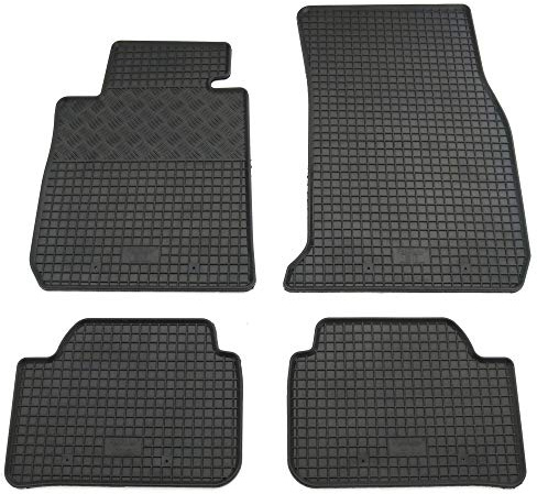 Gummi Fußmatten Set, 4teilig, Gummifußmatten Gummimatten Matten
