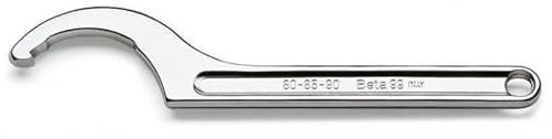 Beta 99 80-90 - Chiavi a settore con nasello quadro per ghiere cromate