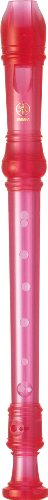 Yamaha Recorder - Soprano Recorder, German fingering, Translucent Pink
