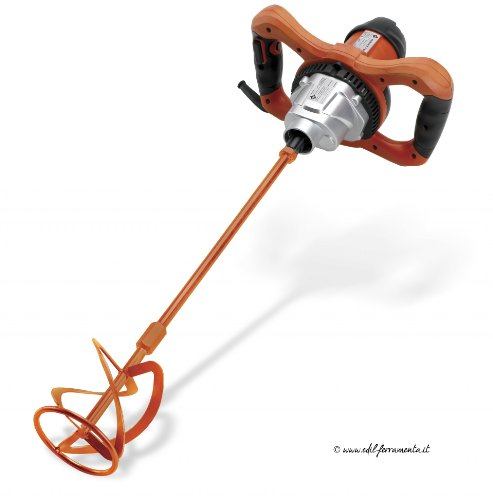 RUBI 25940 | Mezclador Eléctrico 1200W | Mezclado de Adhesivos Cementosos, Resinas, Pinturas y Otros Materiales | Caja Reductora de 2 velocidades | RUBIMIX-9 N 230V 50/60Hz