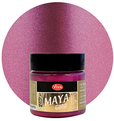 Viva Decor 50 ml Maya Gold Farbe, Magenta