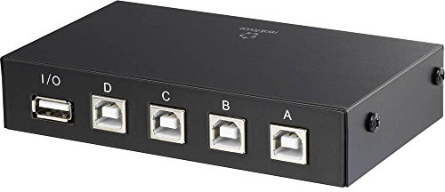 RENKFORCE 4 Porte Switch USB 2.0 Nero