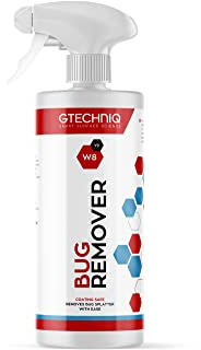 Gtechniq Bug Remover for Cars. W8 Non-Caustic Cleaner for Bug Stains, 100% Biodegradable. Easy to Use - 500ml
