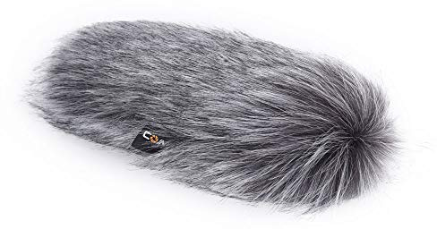 COMICA CVM-MF2 Outdoor Microphone Furry Windscreen Muff Professional Wind Cover Compatible with CVM-V30 LITE Shotgun Video Microphone