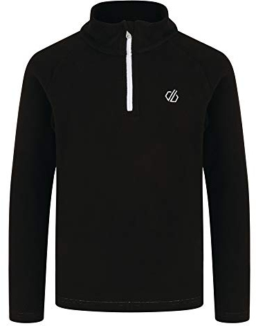 Dare 2b Kinder Freehand 170 GSM Half Zip Outdoor Active Fleece, Schwarz, 15-16