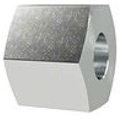 RIEGLER 159367-UE16SST Überwurfmutter, M24x1,5, Rohr-Außen-Ø 16 mm, SW1 30, Stahl verz., 1Stk