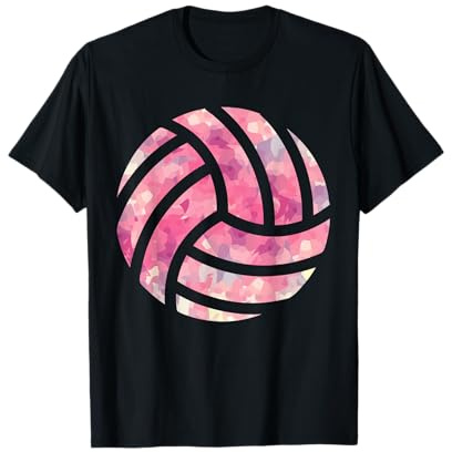 Pinker Volleyball - Volleyballteam Volleyballspielerin T-Shirt