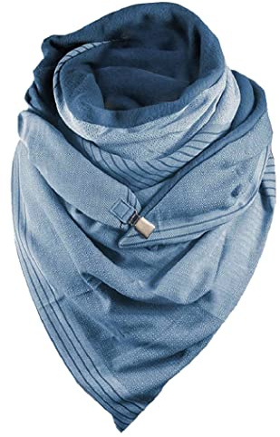 Voqeen Damen Schal XXL Dreieckstuch Dreiecksschal Halstuch Poncho Warm Winter Dreieckstuch Herbst Stola