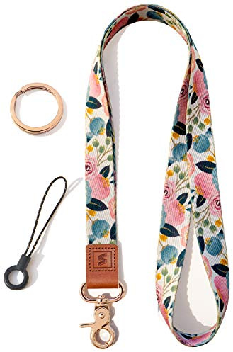 SENLLY Schlüsselband für Schlüssel, Originellem Musterdesign Ausweishülle Umhängeband
