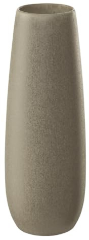 ASA 91031171 ease Vase, Steingut, 25cm, Braun