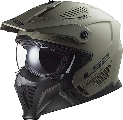 LS2, Jet/Modularhelme Motorrad Drifter SOLID Matt Sand,