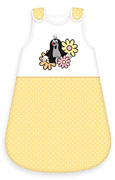 Herding Der kleine Maulwurf Baby-Schlafsack, 70 x 45 cm, Seitlich umlaufender Reißverschluss und Druckknöpfe, 100% Baumwolle