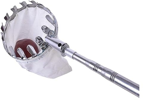 LekLai Obstpflücker, Obstpflücker Mit Teleskop-Stangentasche, Apfelpflücker, Obstfänger-Pflückwerkzeug
