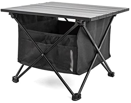 YIHANSS 1 Stück tragbarer Camping-Klapptisch für den Außenbereich, abnehmbar, für Angelpicknick, ultraleichter Mini-Schreibtisch (Farbe: L-Stil)
