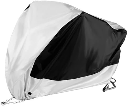 Housse de vélo Couverture intérieure et extérieure en Taffetas de Polyester pour Moteurs, Protection Contre la poussière, la Pluie et la Neige, imperméables pour Motos Housses de vélo