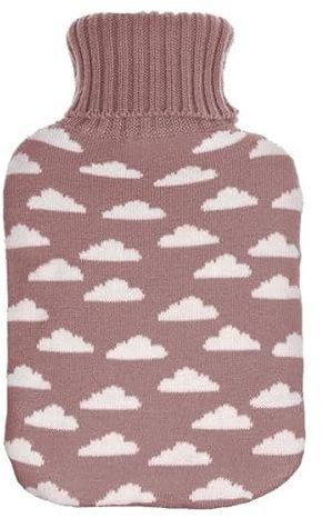 Bouillotte 1,7 l, doublure douce, dimensions 20 x 32 x 4 cm, flexible et agréable au toucher, idéale pour réchauffer et soulager les douleurs.