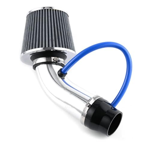Auto-Lufteinlassrohr Universal 76mm Auto Racing Cold Air Intake System Turbo Induktionsrohr Rohr Kit Aluminium Mit Kegel Luftfilter Einlass Luftansaugschlauch