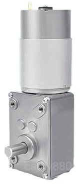 Reductor de caja de cambios de esquina de ángulo recto, Motor con engranaje de tornillo sin fin de CC, 12V/24V, motores de reducción eléctricos de alto 555, elevador de parrilla de puerta(Motor,160R_2