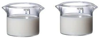 Bol à Sauce Saucière Double Bouche Petite Tasse à Lait En Verre Tasse à Expresso Verre Résistant Lait Partage Tasse Tasses à Café Pichet à Sauce bol à condiments
