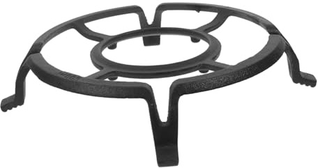 Soporte Diseño Wok para Negro de Cuatro de Hierro | slizante, Fácil de Limpiar, Resistente Deformación