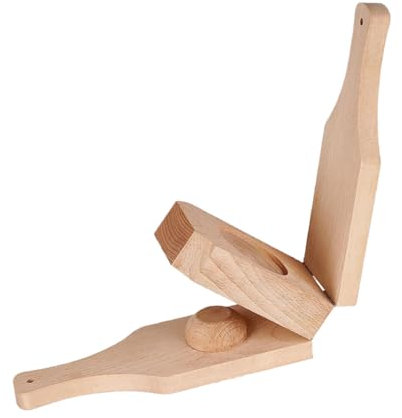 VERDANVERSE Utensile da Cucina in Legno Pieghevole per Schiacciare Platani Verdi Macchina per Preparare Tostones e Coppette Banana