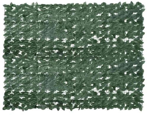 Brise-Vue pour Balcon et Jardin, Cache Balcon Brise Vue en Polyéthylène Résistant, Brise Vue Balcon Exterieur avec Feuilles Vert Foncé, Protection Intimité et Soleil, Brise Vue Terrasse,200 x 150 cm