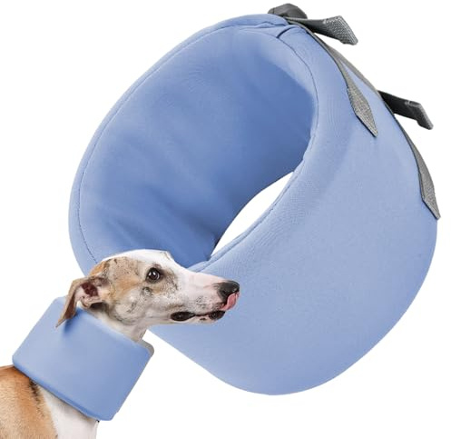 laxreheye Hundehalskrause Für Hunde Zum Verhindern Von Lecken,Verstellbare Wundpflege Bandage | Bequemer Hunde Schutzkragen,Für Die Verwendung In Tierärztlichen Kliniken In Innenräumen Für Die