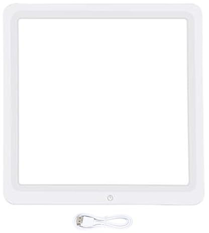 Gadpiparty Lampada LED per Fotografia a Pannello Touch 30 CM Luce Bianca senza Ombre per Fotocamera Luce da Tavolo per Streaming e Riprese Video Professionali