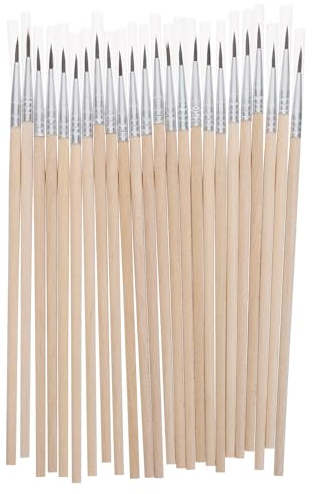 Yardwe Lot de 24 Pinceaux Pollinisation des Fleurs Brosses Réutilisables Tête de 15 CM en Fibres Douces Outil de Pollinisation pour Plantes à Fleurs Fruits et Légumes pour Jardinage