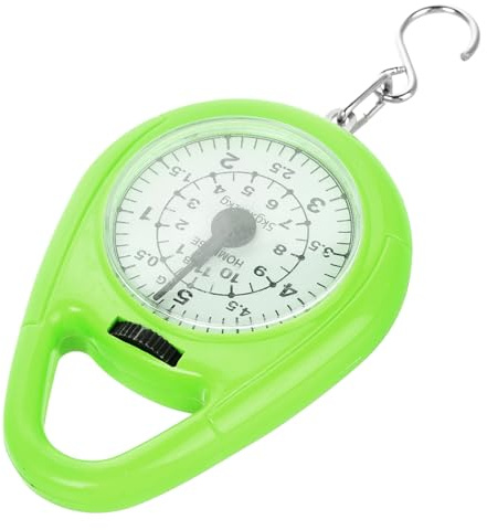 Federwaage 5kg Mechanisch aus Stahl Abs und Pvc für Gepäck | Hängewaage, Reisewaage Gepäckgewicht, Kleiner Federwaage, Maßstab Miniatur