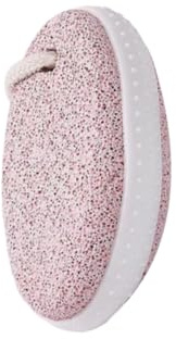 HINTRMENT Pietra Pomice Ovale Rosa per Pedicure, Strumento Esfoliante Portatile per Rimuovere Calli e Pelle Morta da Piedi e Mani, Levigante e Leggero per Cura e Massaggio dei Piedi