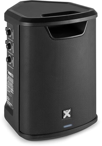 Vonyx PRO X1A - Akku Partybox Bluetooth Lautsprecher Groß, 250 Watt, bis zu 22 Std. Akku, AUX & Line Out, Mobile PA Anlage, 3-Kanal Mixer, Stereo Pairing - Mobile Musikbox Groß, USB & MP3 - Schwarz