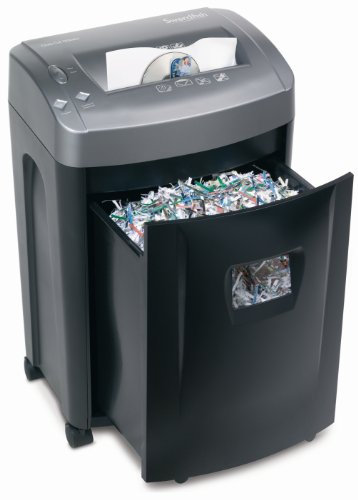 Swordfish 1500XCD 15 Sheet Cross Cut Paper/Document Shredder ref: 45011, Black