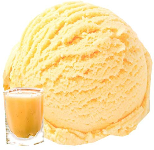 1 Kg Eierlikör Zabaione Geschmack Eispulver VEGAN - OHNE ZUCKER - LAKTOSEFREI - GLUTENFREI - FETTARM, auch für Diabetiker Milcheis Softeispulver Speiseeispulver Gino Gelati