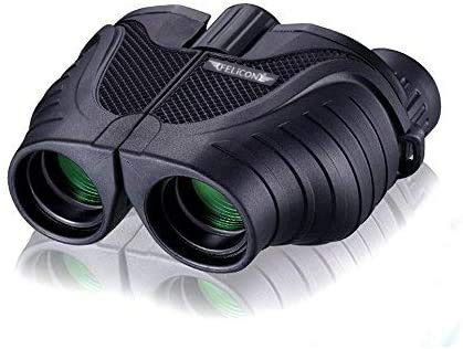 FELiCON Binocolo 10 × 25 moda portatile HD Zoom blu film BaK4 Day Night Vision binocolo per adulti e bambini Sky Star Gazing & Birds watching traveling Sightseeing climbing Match Concert