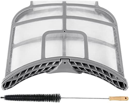 UPGRADED ADQ73373201 Dryer Lint Filter for LG Kenmore Dryer Lint Screen by Blutoget-Replace ADQ733732 PS7787727 DLEX9000V DLEX8000V DLEX8000W DLEX5000V DLEX5000W DLGX8001W,Vent Trap Cleaner Brush