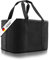 Selinchen® - Premium Einkaufskorb | Hochwertige Einkaufstasche faltbar und mit PU-Ledergriff | Ideal als eleganter Picknickkorb oder Shopper | 30 Liter (Schwarz) |