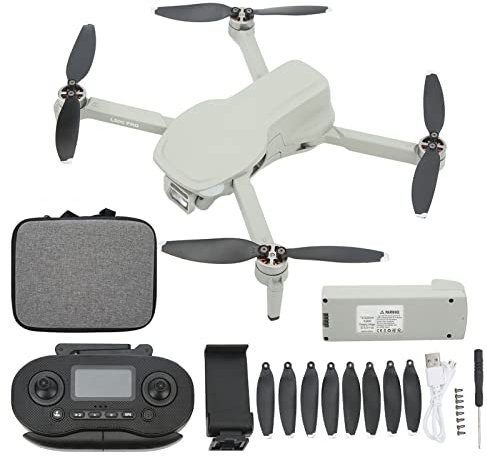 Droni GPS, L500PRO Pieghevole 4K Fotografia Aerea, HD Roni con Fotocamera per Adulti GPS 4K Ritorno Automatico a Casa, Drone Quadricottero con Telecomando, Gesti Selfie (Doppia Batteria)