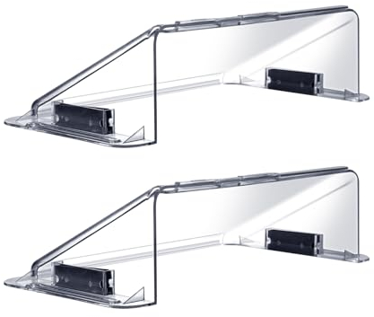 Adjustable Air Vent Deflector for AC,Ceiling, Wall, Floor, 9” to 16” Wide, Baseboard - Magnetic, Heat & Wind Blocker,Vent Covers for Central Conditioner, Heating, Refrigeration, Builder,2 Pack