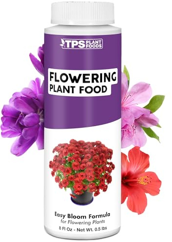 Flowering Plant Food, Complete Liquid Fertilizer for Flowering Plants, 8 oz (250mL)