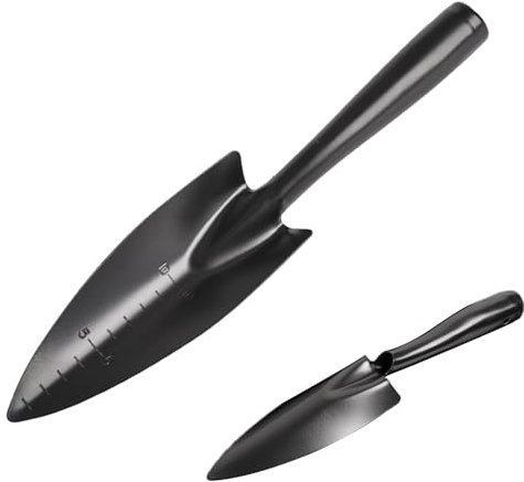 Piccoli utensili manuali da giardino, pale da giardinaggio resistenti, pala quadrata larga/stretta/punta, strumenti multiuso, da giardino in metallo per uso domestico e agricolo