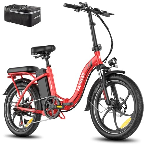 Fafrees F20 E Bike Klapprad 20 Zoll für Erwachsene [ Offiziell ] Herren Ebike Damen 18AH/ 20AH Akku, Elektrofahrrad 250W, E Fatbike 140kg, Elektro Fahrrad, Elektrisch Mountainbike 25km/h- Update