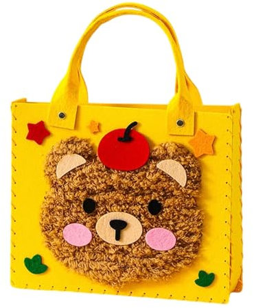 Handgefertigtes Taschenset für Kinder, Handarbeit, niedliches Zubehör für handgefertigte Taschen | Lustiges und farbenfrohes Kindergarten-Set für Kindergarten, Kindergarten