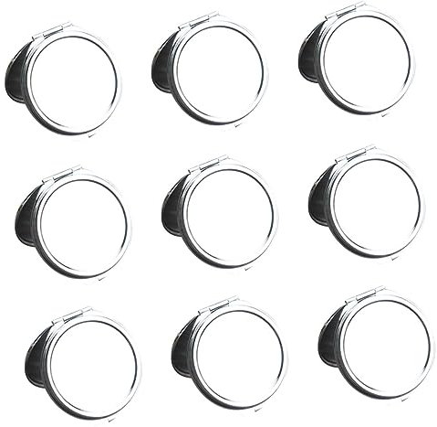 Beaupretty Miroir De Maquillage Compact Double Face Rond Portable pour Voyage Et Usage Quotidien Petit Miroir Cosmétique Pratique pour Femmes