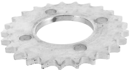 Ciieeo Piñón Trasero Eléctrico 420 de 25 Dientes, Metal, 4 Orificios, Alta Compatibilidad para Atv y Motocicleta, Instalación Fácil