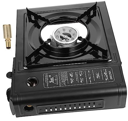 TOYANDONA 1 Set Gas Portatile per Ed Bruciatore per Camping Bbq e Attività con Bombola Gas Inclusa
